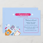 Medical Luncheon Einladung (Vorne/Hinten)