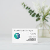 Medical Medicare Healthcare Solutions Rep Visitenkarte (Stehend Vorderseite)