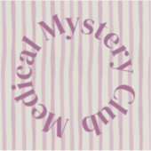 'Medical Mystery Club' Relatable Spoonie Sticker (Vorderseite)