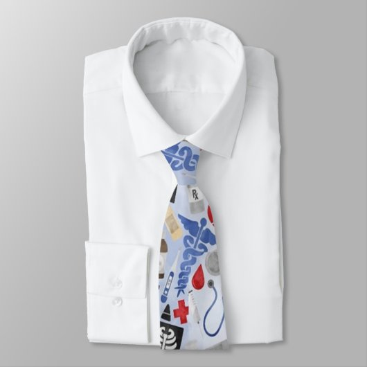 Medical Necktie Krawatte (Gebunden)