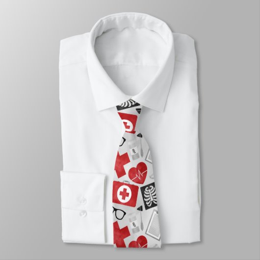Medical Necktie Krawatte (Gebunden)