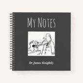 Medical Notebook mit Name des Eigentümers Notizblock (Vorderseite)