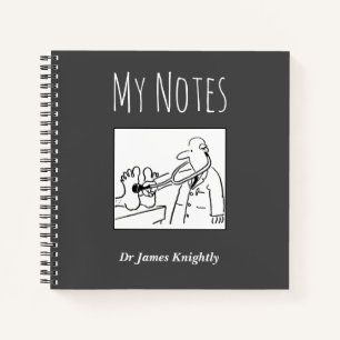 Medical Notebook mit Name des Eigentümers Notizblock
