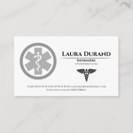 Medical Nurse Business Cards Visitenkarte