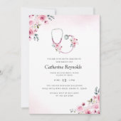 Medical Nursing School Graduation Party Einladung (Vorderseite)