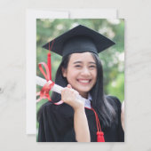 Medical Nursing School Graduation Party Einladung (Rückseite)