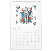 Medical Planner - Healthcare Vial Design Kalender (Mär 2027)