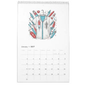 Medical Planner - Healthcare Vial Design Kalender (Jan 2027)