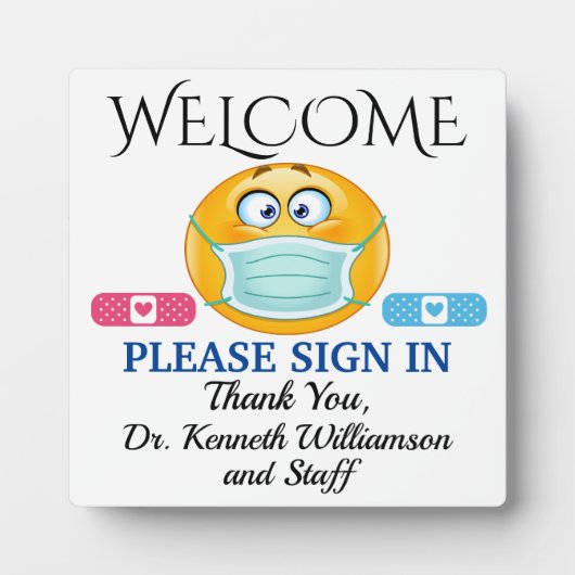 Medical Plaque Fotoplatte (Vorderseite)