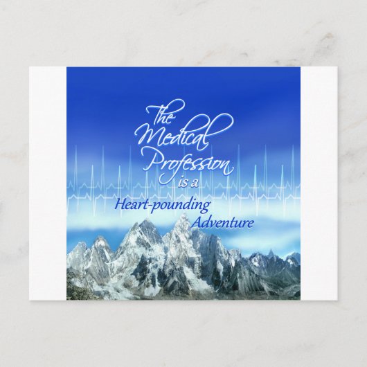 Medical Professionals ist ein Adventure_Heartbeat  Postkarte (Vorderseite)
