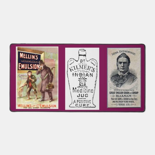 "Medical Quackery" Schreibtischunterlage (Vorderseite)