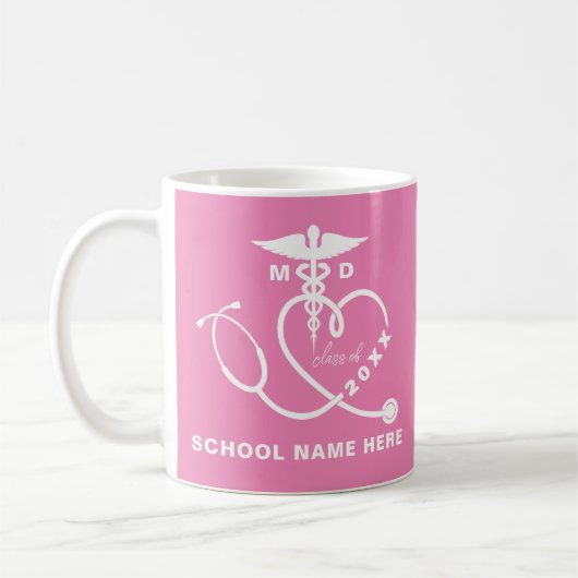 Medical School Class of 2023 MD Kaffeetasse (Links)