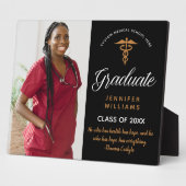 Medical School Graduate Inspiration Quote Foto Fotoplatte (Seite)