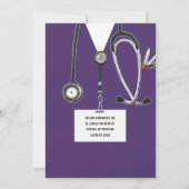 Medical School Graduation Party Einladung (Vorderseite)