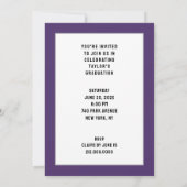 Medical School Graduation Party Einladung (Rückseite)