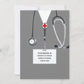 Medical School Graduation Party Einladung (Vorderseite)