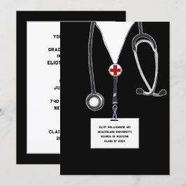 Medical School Graduation Party Einladung