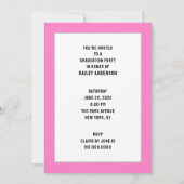 Medical School Graduation Party Einladung (Rückseite)