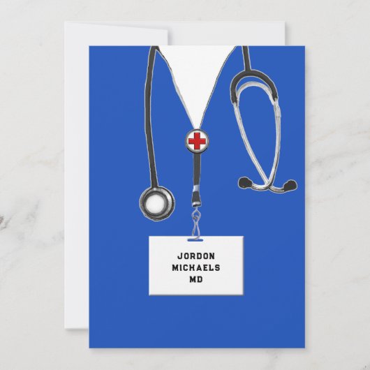 Medical School Graduation Party Einladung (Vorderseite)