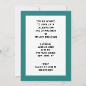 Medical School Graduation Party Einladung (Rückseite)