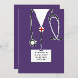 Medical School Graduation Party Einladung