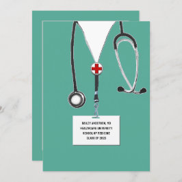 Medical School Graduation Party Einladung