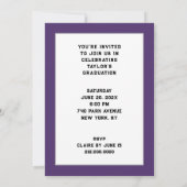 Medical School Graduation Party Einladung (Rückseite)