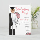 Medical School Graduation Party Einladung (Stehend Vorderseite)