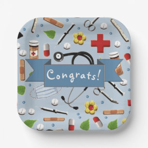 Medical School Graduation Party Pappteller