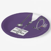 Medical School Graduation Party Pappteller (Schrägansicht)