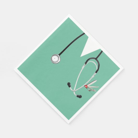 Medical School Graduation Party Serviette (Ecke)