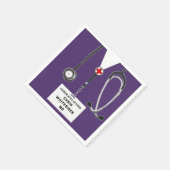 Medical School Graduation Party Serviette (Ecke)