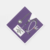 Medical School Graduation Party Serviette (Ecke)