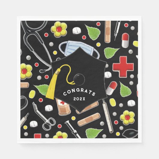 Medical School Graduation Serviette (Vorderseite)