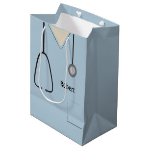 Medical Scrubs Light Blue MGB Mittlere Geschenktüte