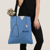 Medical Scrubs Nurse Blue AOPM Tasche (Von Nahem)