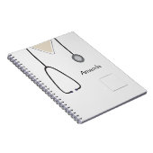 Medical Scrubs White Notebook Notizblock (Rechte Seite)