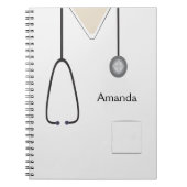 Medical Scrubs White Notebook Notizblock (Vorderseite)