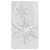 Medical Scrubs White Snowflake SGB Kleine Geschenktüte (Rückseite)