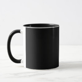 Medical Silver Classy Caduceus on Black Tasse