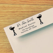 Medical Snake Bowl Hygieia Script Rücksendeadresse Permastempel