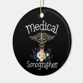 Medical Sonographer Cute Sonography Gift Keramik Ornament (Links)