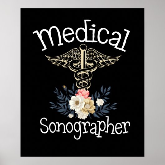 Medical Sonographer Cute Sonography Gift Poster (Vorne)