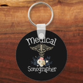 Medical Sonographer Cute Sonography Gift Schlüsselanhänger (Vorderseite)