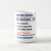 Medical Student Funny Search Gift Mug Kaffeetasse (Mittel)