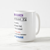 Medical Student Funny Search Gift Mug Kaffeetasse (VorderseiteRechts)