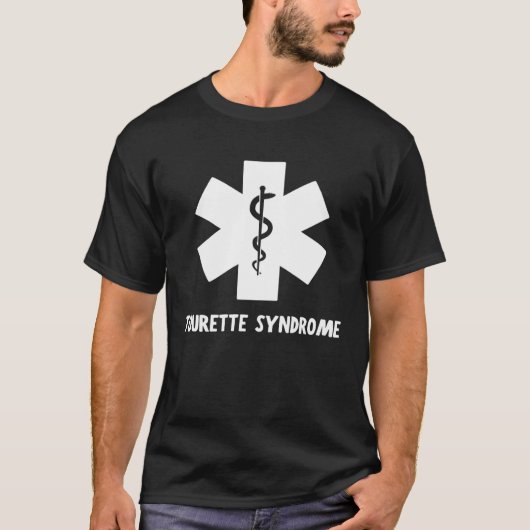 Medical Tourette Syndrome ALERT T-Shirt (Vorderseite)