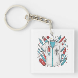 Medical Vial Keychain - Nurse & Doctor Gift Schlüsselanhänger