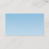 Medical White 3D Caduceus Blue Design Visitenkarte (Rückseite)