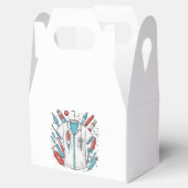 Medical Wrapping Paper - Syringe & Vial Art Geschenkschachtel (Geöffnet)